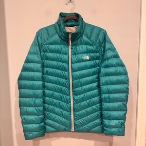 The North Face Lightweight Down Jacket 700 Teal Size L